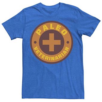 Men's Jurassic World Paleo Veternarian Badge Tee