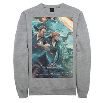 Men's Jurassic World Two Owen Claire Movie Poster Sweatshirt