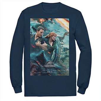 Men's Jurassic World 2 Owen Claire Movie Poster Tee