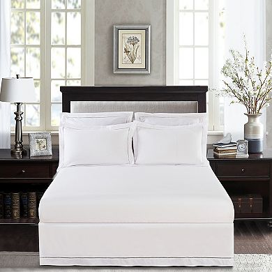 Luxury Hotel Hemstitch Bedskirt