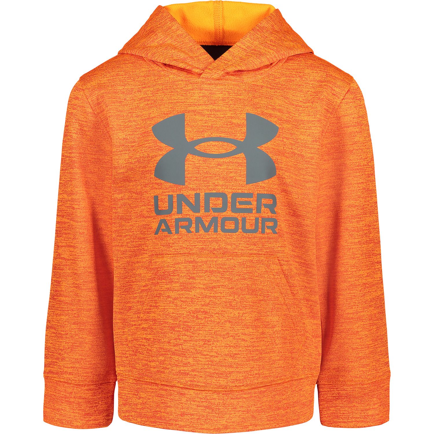 black and orange under armour hoodie