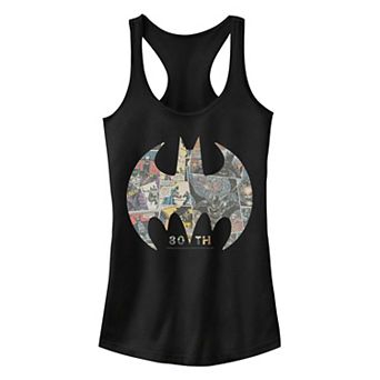 Juniors' Batman 80th Graphic Tank Top