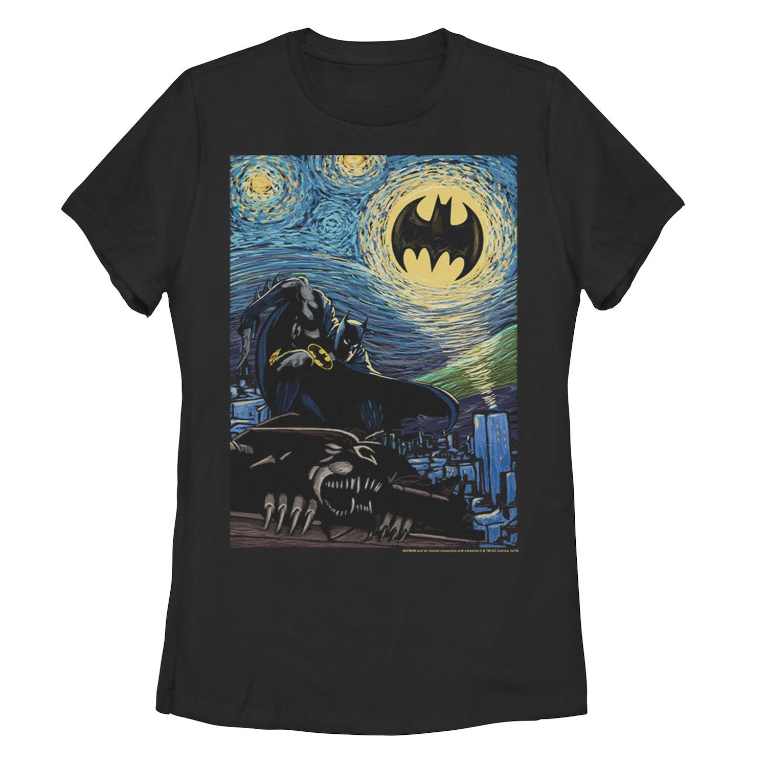 batman starry night shirt