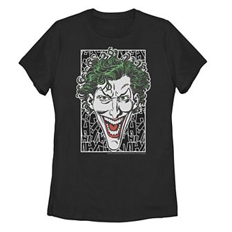 Juniors' Batman The Joker Laugh Tee