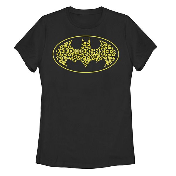 Juniors' Batman Cheetah-Print Tee