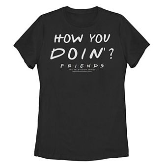Juniors' Friends "How You Doin'?" Graphic Tee