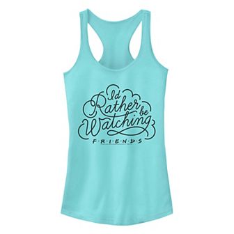 Juniors' Friends "I'd Rather Be Watching" Graphic Tank Top