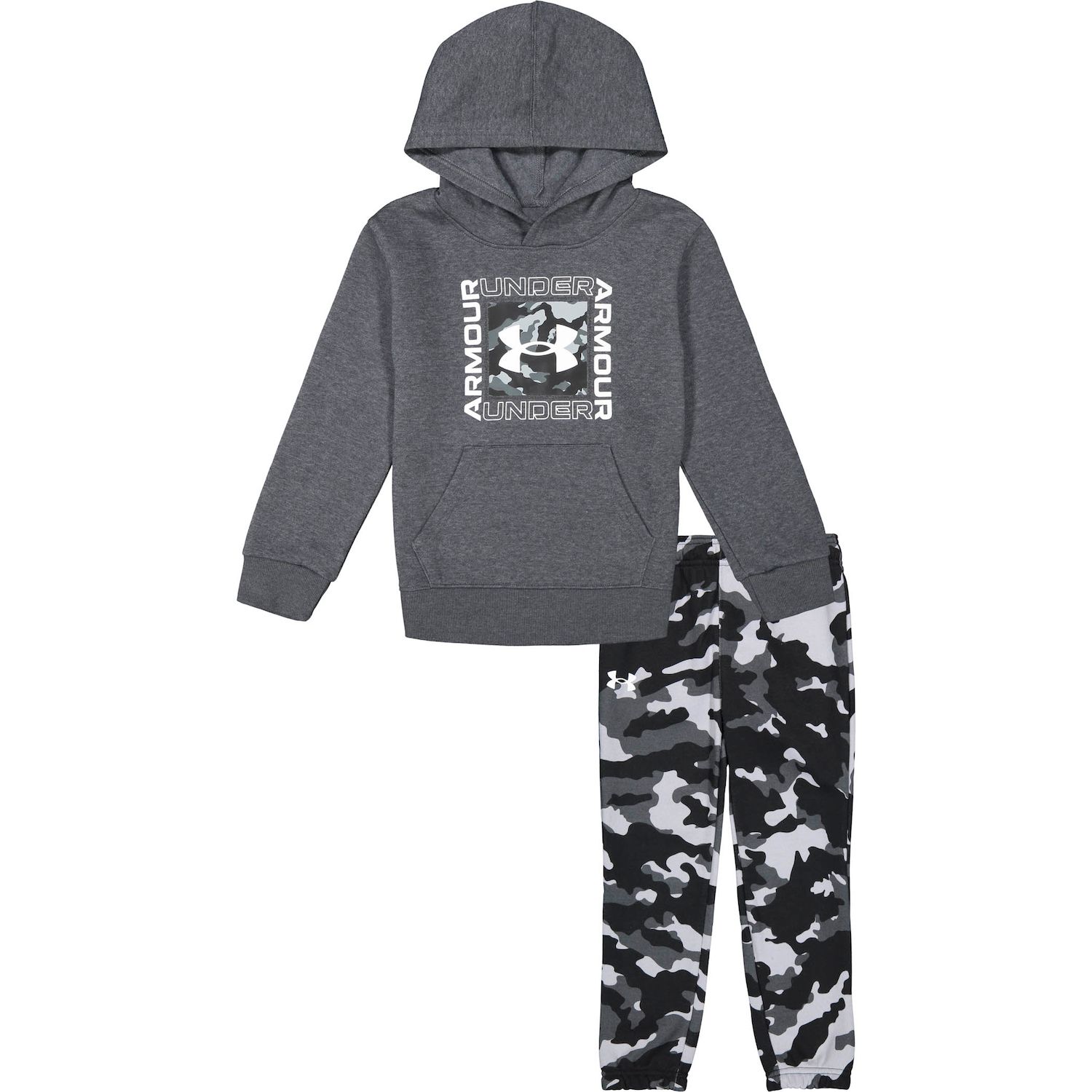 boys under armour camo hoodie