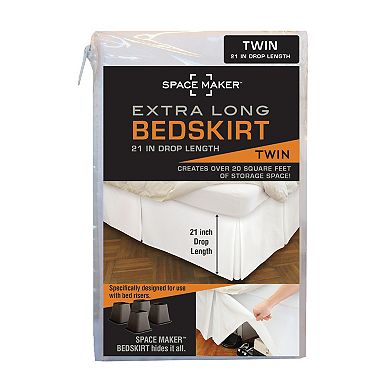 Space Maker Extra Long Bedskirt