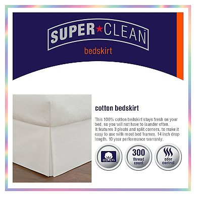 SuperClean Sateen Cotton Bedskirt