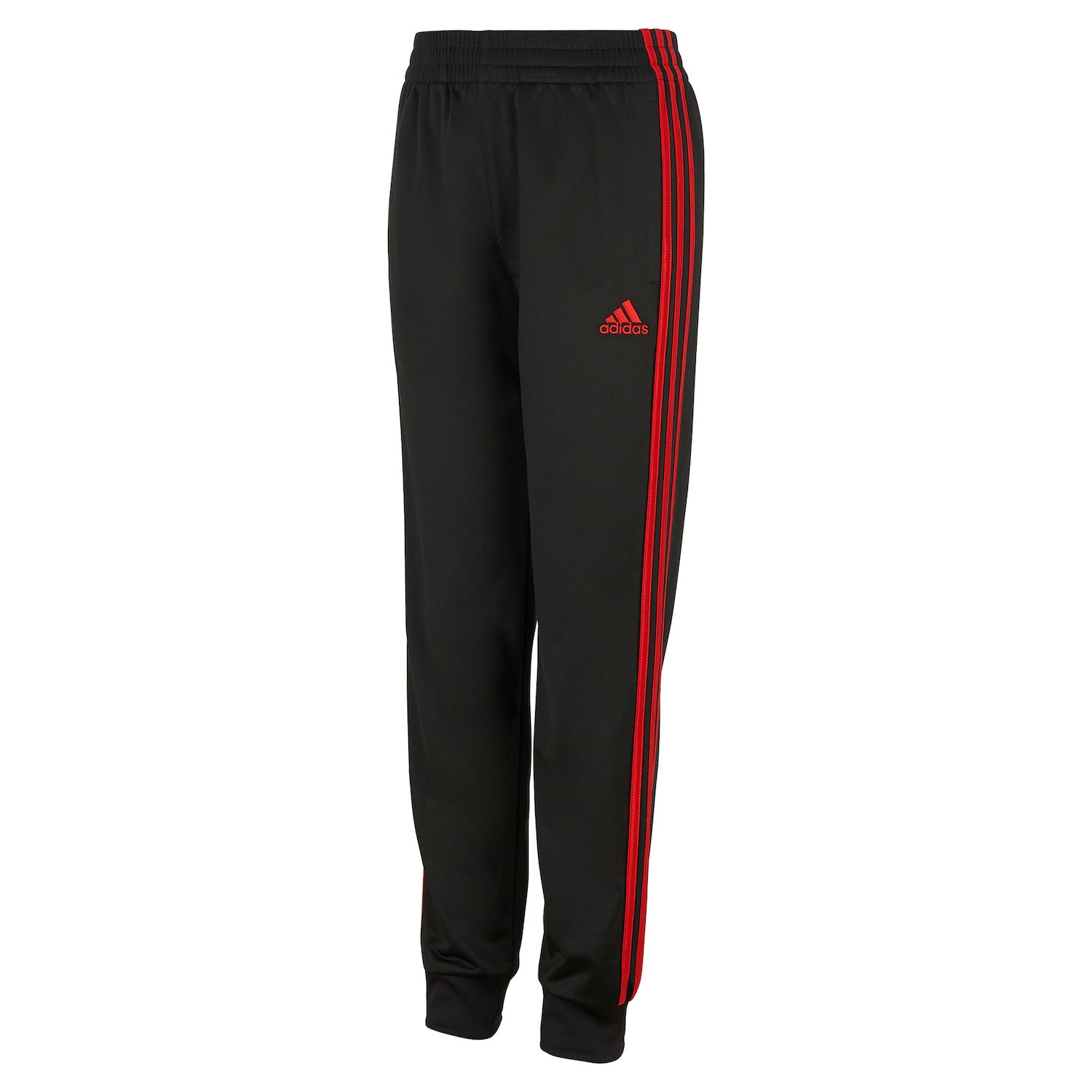 adidas black and red joggers