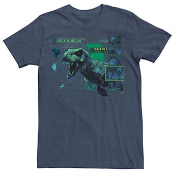 Men's Jurassic World T Rex Isla Nublar Tacker Tee
