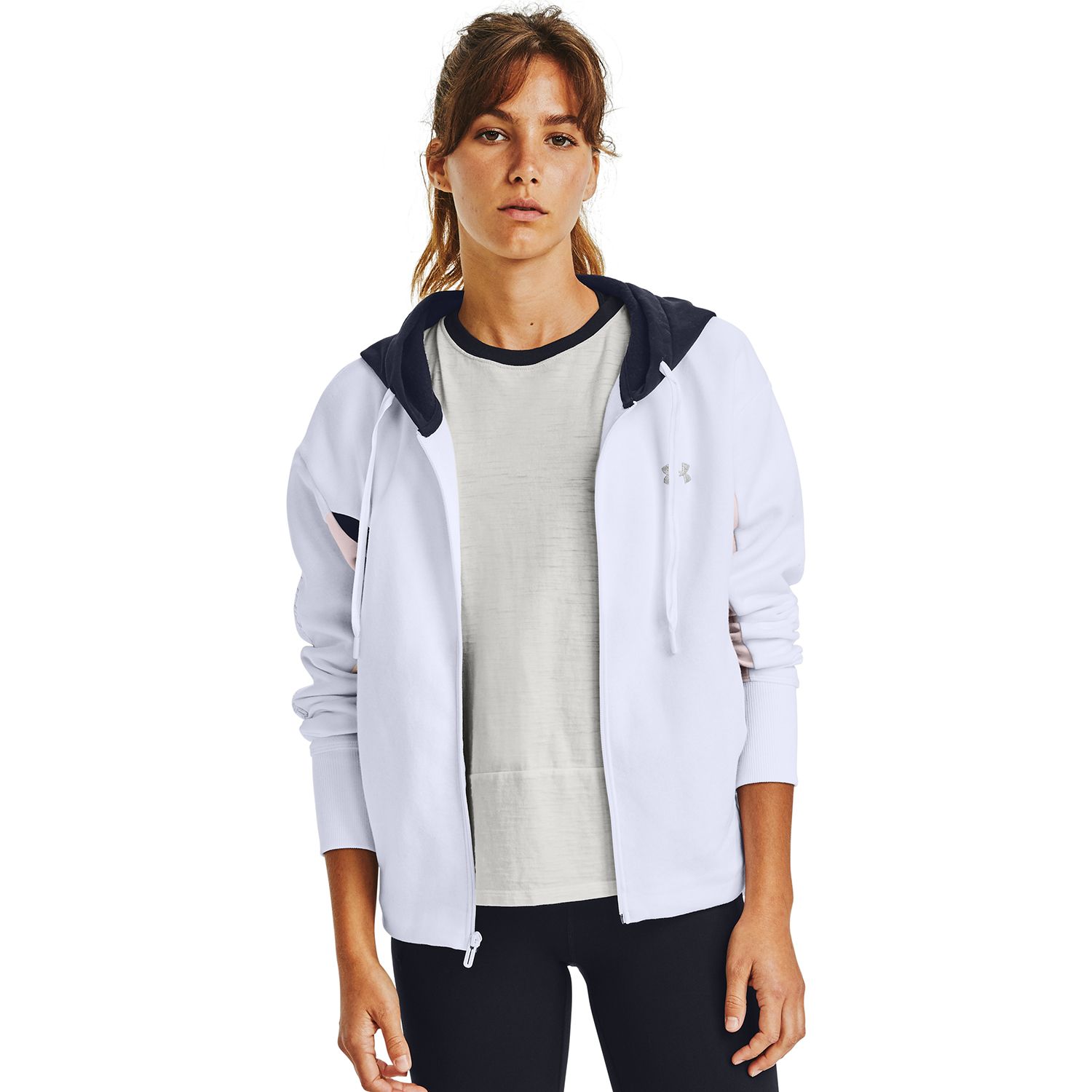 under armour women's rival fleece full zip hoodie