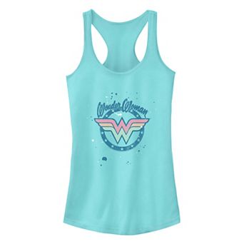 Juniors' DC Comics Wonder Woman Splatter Logo Graphic Tank Top