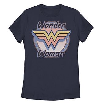 Juniors' DC Comics Wonder Woman Retro Logo Graphic Tee
