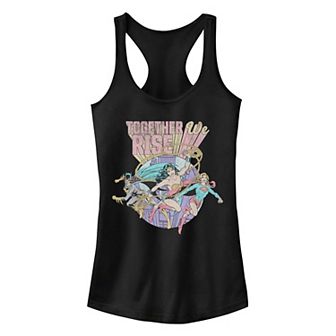 Juniors' DC Comics Wonder Woman "Together We Rise" Graphic Tank Top
