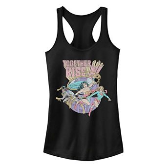 Juniors' DC Comics Wonder Woman "Together We Rise" Graphic Tank Top