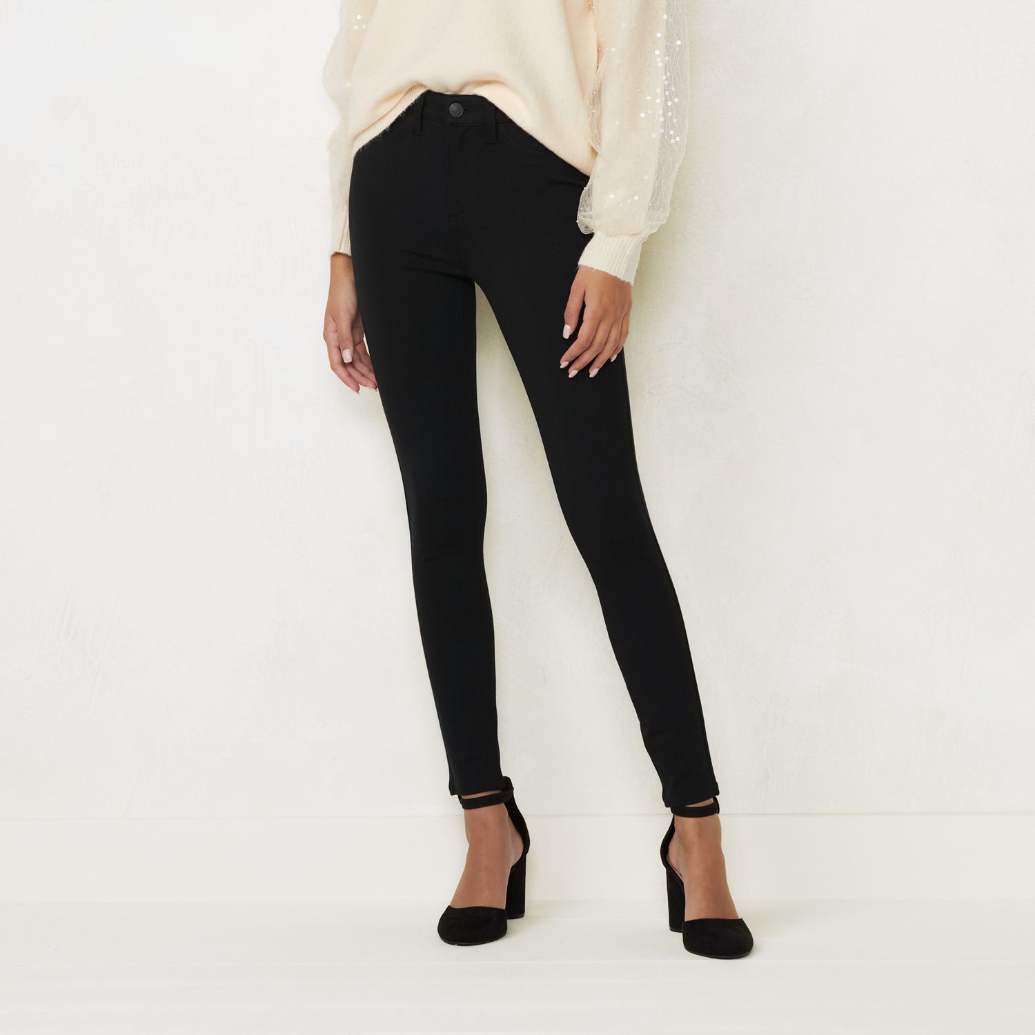 720 high rise super skinny ponte leggings