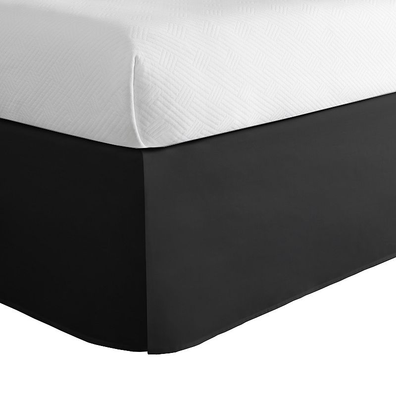 Todays Home Bedskirt, Black, Twin