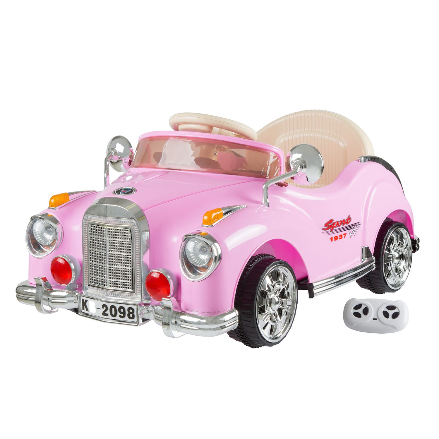 pink ride on toy car