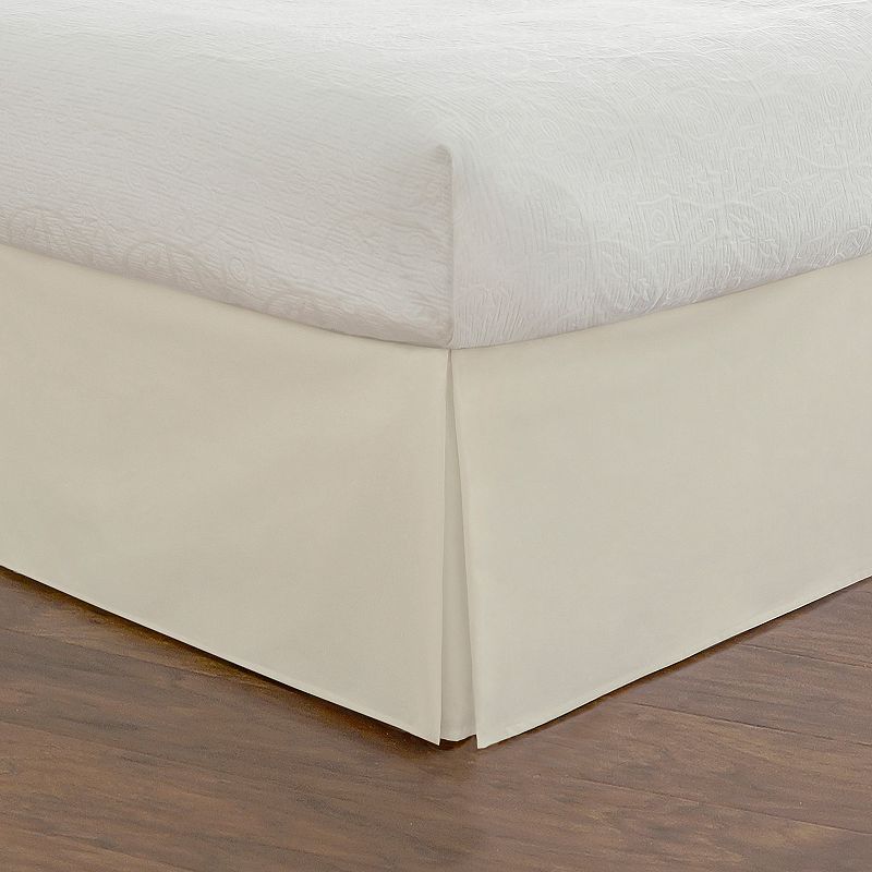 Todays Home Microfiber Tailored Bed Skirt, White, Twin XL