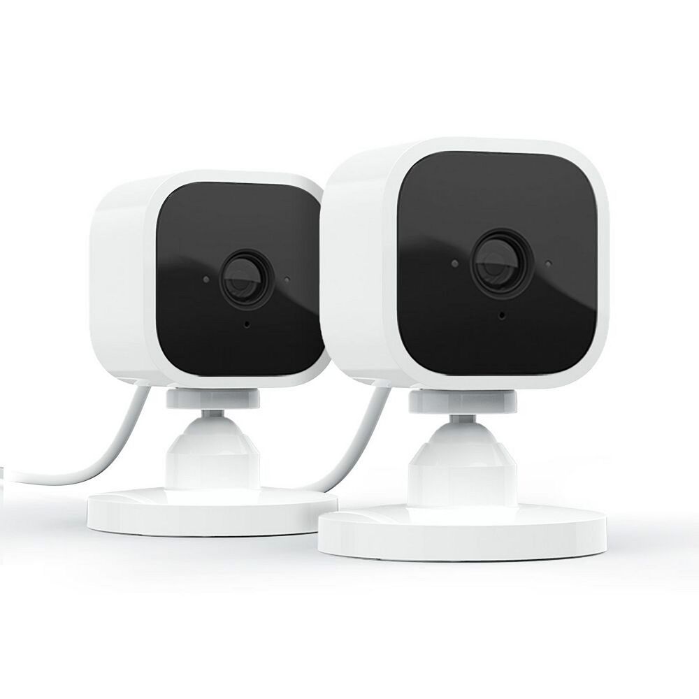 Amazon Blink Mini Compact Indoor Plug-in Cam (2-Pack)