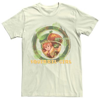 Men's Marvel Rising secret Warriors Squirrel Girl Symbol Fill Tee
