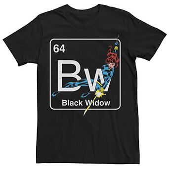Men's Marvel Avengers Black Widow Element Tee