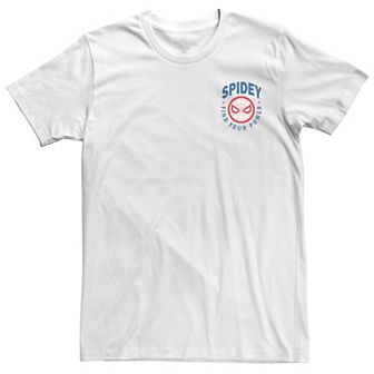 Men's Marvel Spider-Man Spidey Find Your Power Left Chest Tee