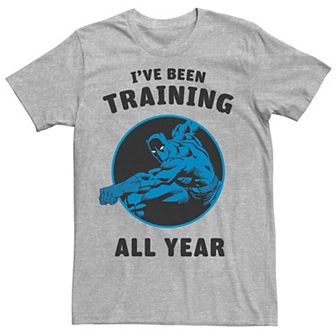 Men's Marvel Avengers Black Panther I've Been Training All Year Tee