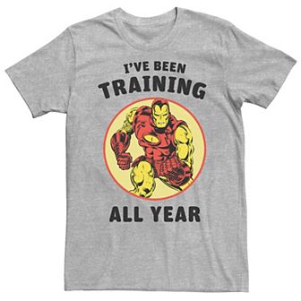 Men's Marvel Iron Man Training All Year Tee