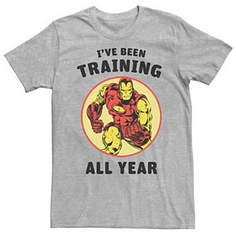 Men's Marvel Iron Man Training All Year Tee