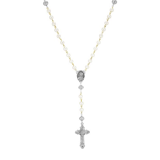 Kohls rosary deals necklace