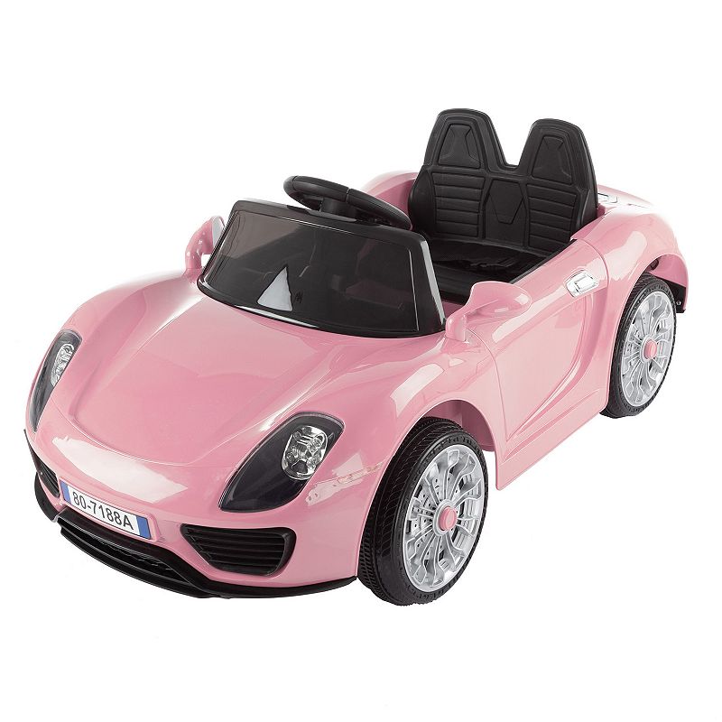 Lil Rider Ride-On Toy Sports Car, Pink