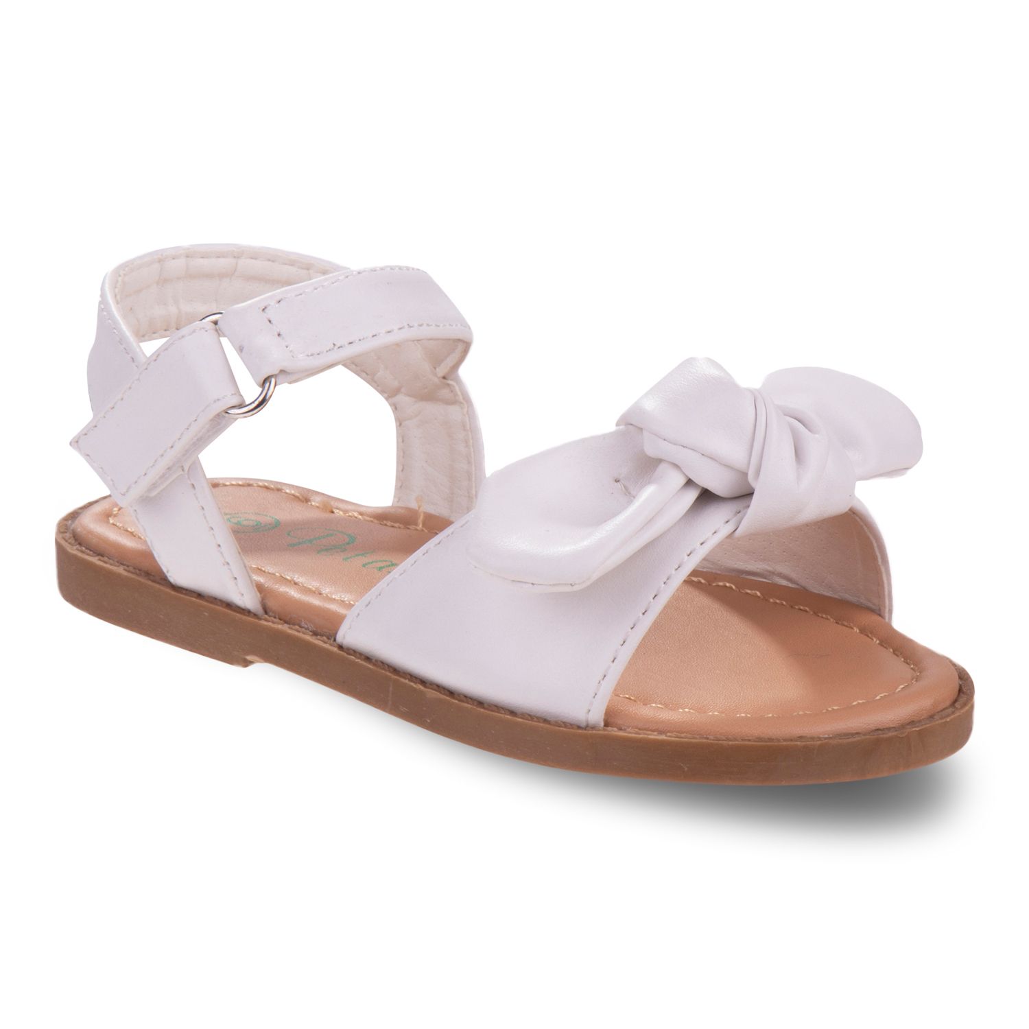 next girls white sandals