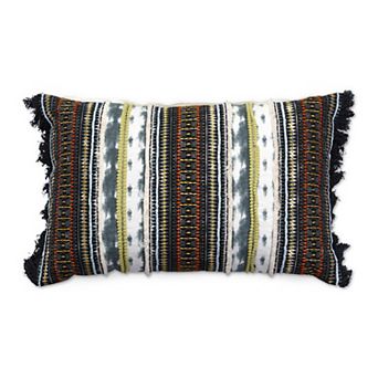 Tempo Home Lolita Textured Multi Oblong Throw Pillow