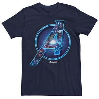 Men's Marvel Avengers Hero Logo Fill Tee