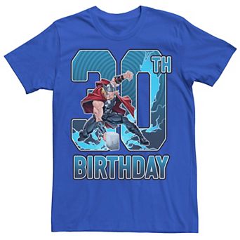 Men's Marvel Thor 30th Birthday Tee