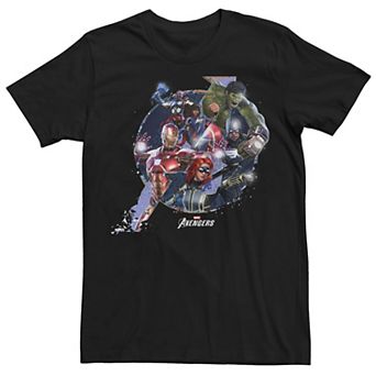Men's Marvel Hero Mashup Logo Fill Tee