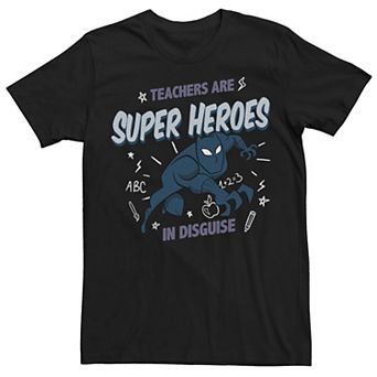Men's Marvel Black Panther Teachers Are Super Heroes Tee