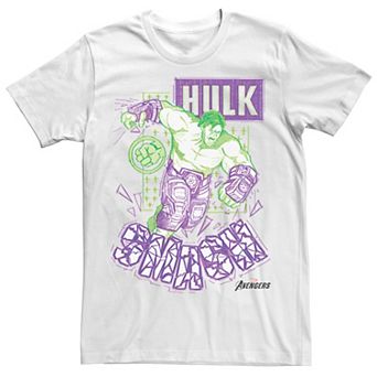 Men's Marvel Hulk Smash Chalked Up Sketch Tee