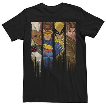 Men's Marvel X-Men Classic Team Drip Panels Tee