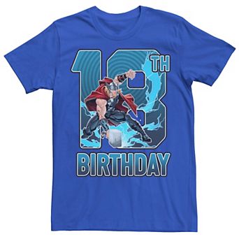 Men's Marvel Thor 18th Birthday Tee