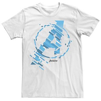 Men's Marvel Avengers Symbol Digital Glitch Tee