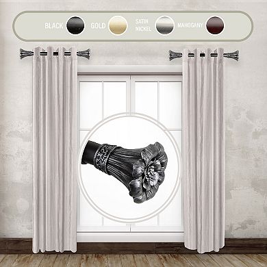 Rod Desyne 1" Blossom Side Curtain Rod