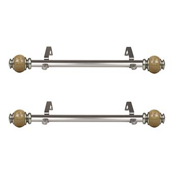 Rod Desyne 1" Marble Side Curtain Rod