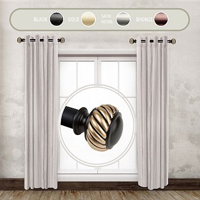 Rod Desyne 1" Baldir Side Curtain Rod