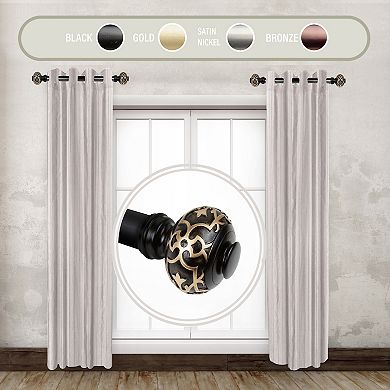 Rod Desyne 1" Maple Side Curtain Rod