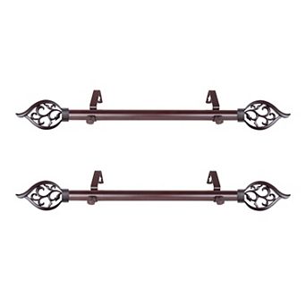 Rod Desyne 1" Flora Side Curtain Rod