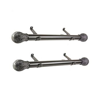 Rod Desyne 1.5" Leaf Side Curtain Rod